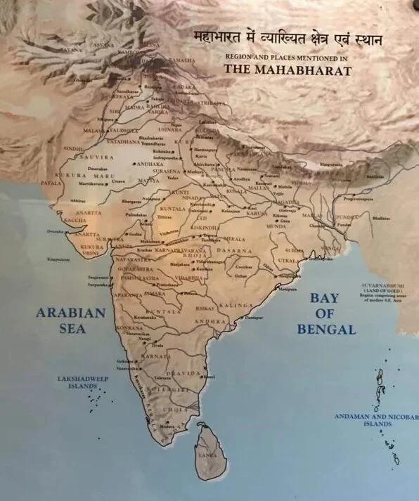 Ancient Bharat Map