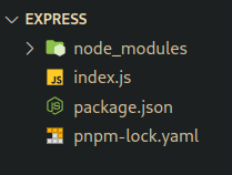 Express.js folder structure